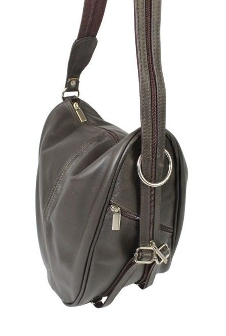 Plecak Skórzany ELKOR (PL) Jowita De Luxe Skóra Naturalna Licowa  CIEMNY CZEKOLADOWY Gładka Plecak Skórzany ELKOR (PL) Jowita De Luxe Skóra Naturalna Licowa  CIEMNY CZEKOLADOWY Gładka