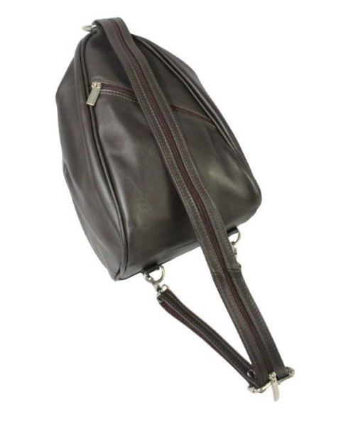 Plecak Skórzany ELKOR (PL) Jowita De Luxe Skóra Naturalna Licowa  CIEMNY CZEKOLADOWY Gładka Plecak Skórzany ELKOR (PL) Jowita De Luxe Skóra Naturalna Licowa  CIEMNY CZEKOLADOWY Gładka