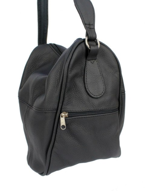 Plecak Skórzany ELKOR (PL) Jowita De Luxe Skóra Naturalna Licowa CZARNA Plecak Skórzany ELKOR (PL) Jowita De Luxe Skóra Naturalna Licowa CZARNA