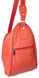 Plecak Skórzany ELKOR (PL) Jowita De Luxe Skóra Naturalna Licowa CZERWONY Plecak Skórzany ELKOR (PL) Jowita De Luxe Skóra Naturalna Licowa CZERWONY