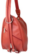 Plecak Skórzany ELKOR (PL) Jowita De Luxe Skóra Naturalna Licowa CZERWONY Plecak Skórzany ELKOR (PL) Jowita De Luxe Skóra Naturalna Licowa CZERWONY