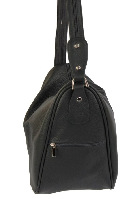 Plecak Skórzany ELKOR (PL) Jowita De Luxe Skóra Naturalna Licowa GRAFITOWA Plecak Skórzany ELKOR (PL) Jowita De Luxe Skóra Naturalna Licowa GRAFITOWA