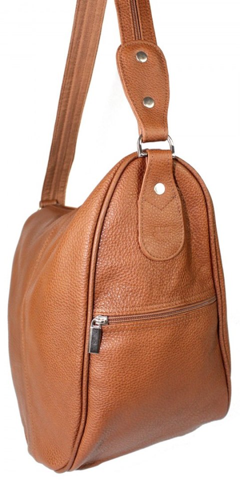 Plecak Skórzany ELKOR (PL) Jowita De Luxe Skóra Naturalna Licowa JASNY BRĄZ Plecak Skórzany ELKOR (PL) Jowita De Luxe Skóra Naturalna Licowa JASNY BRĄZ