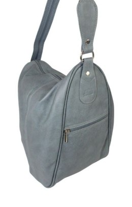 Plecak Skórzany ELKOR (PL) Jowita De Luxe Skóra Naturalna Licowa JASNY JEANS