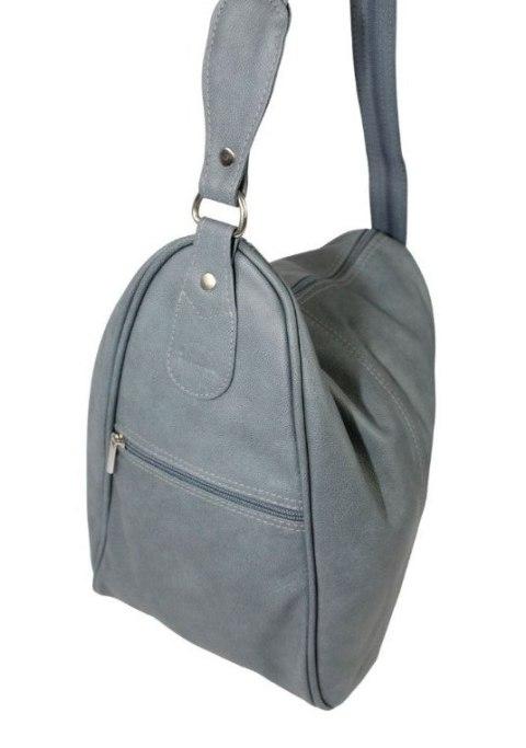 Plecak Skórzany ELKOR (PL) Jowita De Luxe Skóra Naturalna Licowa JASNY JEANS   Plecak Skórzany ELKOR (PL) Jowita De Luxe Skóra Naturalna Licowa JASNY JEANS