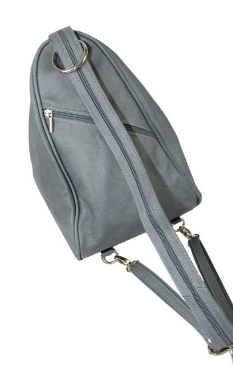 Plecak Skórzany ELKOR (PL) Jowita De Luxe Skóra Naturalna Licowa JASNY JEANS   Plecak Skórzany ELKOR (PL) Jowita De Luxe Skóra Naturalna Licowa JASNY JEANS