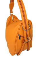 Plecak Skórzany ELKOR (PL) Jowita De Luxe Skóra Naturalna Licowa JASNY POMARAŃCZOWY  Plecak Skórzany ELKOR (PL) Jowita De Luxe Skóra Naturalna Licowa JASNY POMARAŃCZOWY