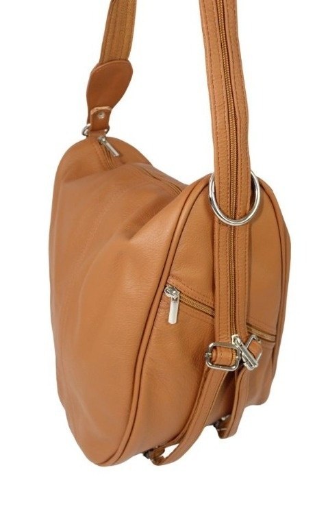 Plecak Skórzany ELKOR (PL) Jowita De Luxe Skóra Naturalna Licowa KARMELOWY Plecak Skórzany ELKOR (PL) Jowita De Luxe Skóra Naturalna Licowa KARMELOWY