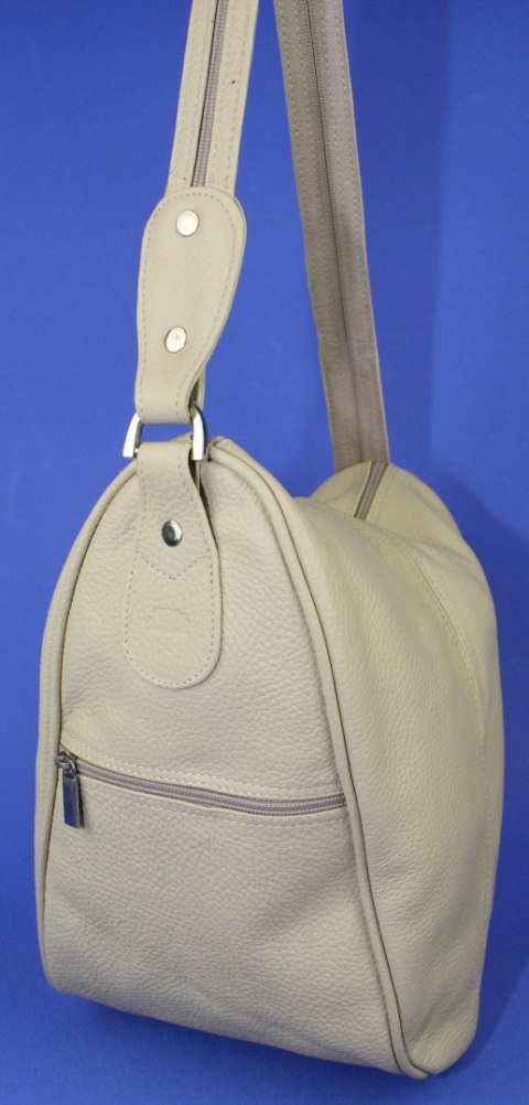 Plecak Skórzany ELKOR (PL) Jowita De Luxe Skóra Naturalna Licowa KREMOWY Plecak Skórzany ELKOR (PL) Jowita De Luxe Skóra Naturalna Licowa KREMOWY