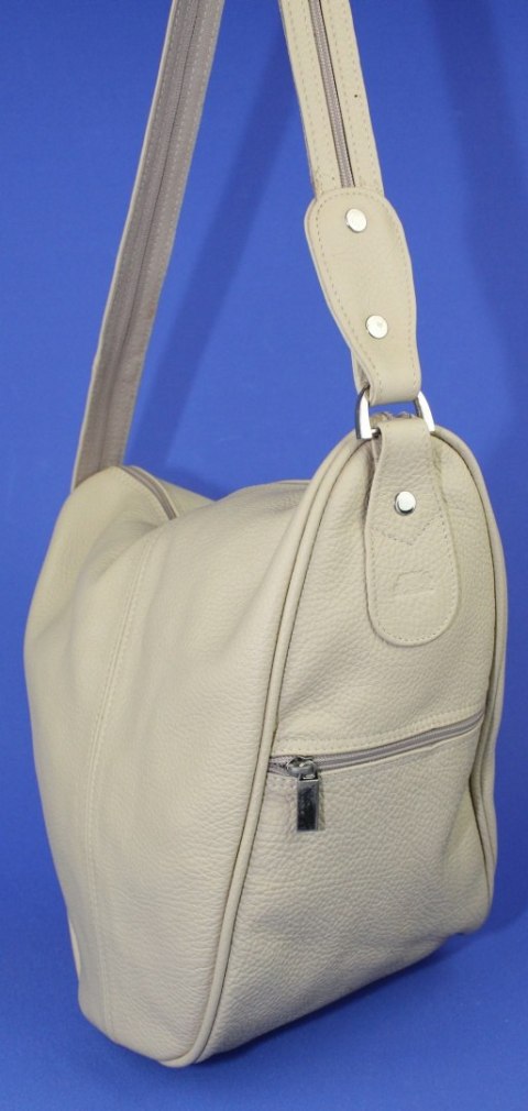 Plecak Skórzany ELKOR (PL) Jowita De Luxe Skóra Naturalna Licowa KREMOWY Plecak Skórzany ELKOR (PL) Jowita De Luxe Skóra Naturalna Licowa KREMOWY