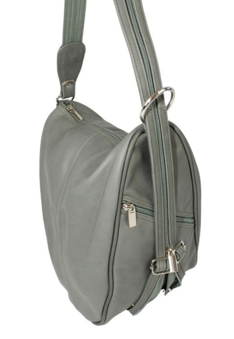 Plecak Skórzany ELKOR (PL) Jowita De Luxe Skóra Naturalna Licowa MIĘTOWY Plecak Skórzany ELKOR (PL) Jowita De Luxe Skóra Naturalna Licowa MIĘTOWY