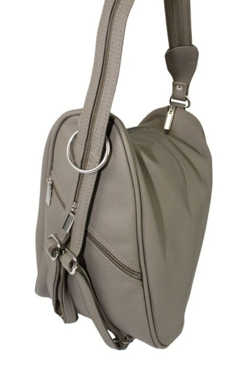 Plecak Skórzany ELKOR (PL) Jowita De Luxe Skóra Naturalna Licowa POPIELATY Plecak Skórzany ELKOR (PL) Jowita De Luxe Skóra Naturalna Licowa POPIELATY