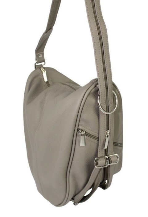 Plecak Skórzany ELKOR (PL) Jowita De Luxe Skóra Naturalna Licowa POPIELATY Plecak Skórzany ELKOR (PL) Jowita De Luxe Skóra Naturalna Licowa POPIELATY