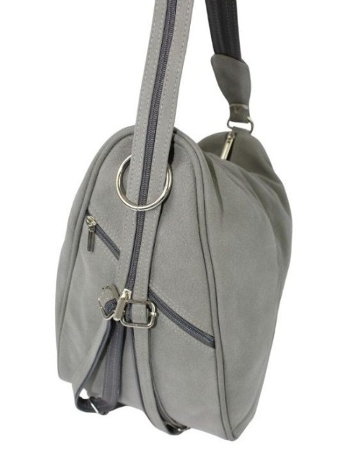 Plecak Skórzany ELKOR (PL) Jowita De Luxe Skóra Naturalna Surowa POPIELATY Matowy Plecak Skórzany ELKOR (PL) Jowita De Luxe Skóra Naturalna Surowa POPIELATY Matowy