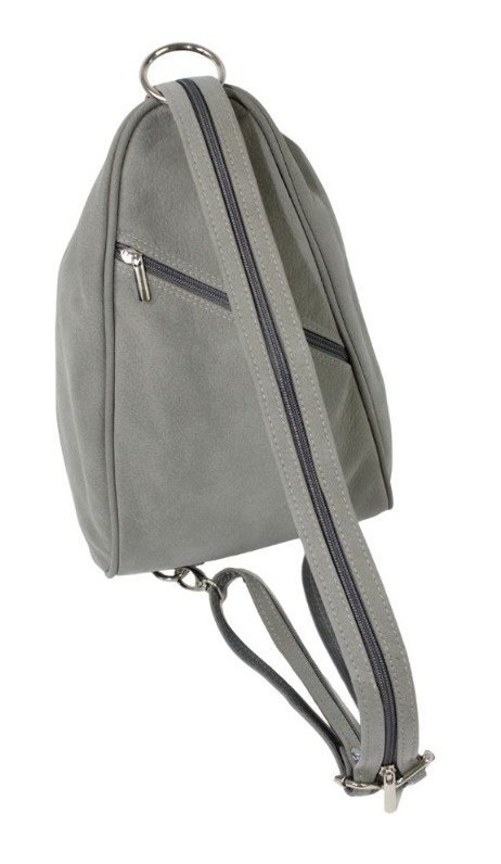 Plecak Skórzany ELKOR (PL) Jowita De Luxe Skóra Naturalna Surowa POPIELATY Matowy Plecak Skórzany ELKOR (PL) Jowita De Luxe Skóra Naturalna Surowa POPIELATY Matowy