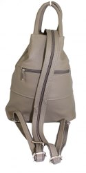 Plecak Skórzany PolskaGalanteria (PL) JOANNA CIEMNY BEŻOWY Skóra Naturalna Licowa
