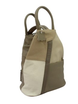 Plecak Skórzany PolskaGalanteria (PL) JOANNA Skóra Naturalna Licowa Gładka TRIO WZÓR 5