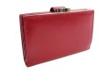 Portfel Damski Skórzany El Forest (PL) Skóra Bydlęca Klamra 14 cm RFID 955 480 CZERWONY 14,5 x 9,5 x 3 [cm]