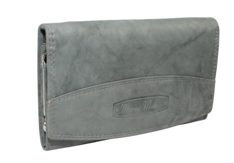 Portfel Damski Skórzany MONEY MAKER Skóra Licowa Duży Z Klamrą RIFD 12131B 16 x 9,5x 3 Portfel Damski Skórzany MONEY MAKER Skóra Licowa Duży Z Klamrą RIFD 12131B 16 x 9,5x 3