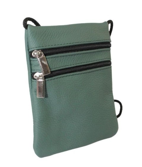 Średnia Paszportówka Na Szyję Ze Skóry Naturalnej 2 Zamki MAGRE (PL) 16.5 x 13 x 1 [cm]