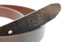Pasek Męski Skórzany BETLEWSKI (PL) Skóra Naturalna Licowa EXTRA Gładki 30 mm BRĄZOWY GNIECIONY XXL Pasek Męski Skórzany BETLEWSKI (PL) Skóra Naturalna Licowa EXTRA Gładki 30 mm BRĄZOWY GNIECIONY XXL