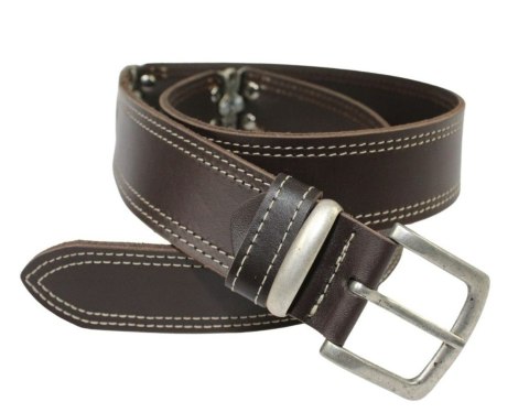 Pasek Skórzany HADA (PL) Skóra Licowa EXTRA VINTAGE MISSISSIPI BLUES 40 mm CZEKOLADOWY  Pasek Skórzany HADA (PL) Skóra Licowa EXTRA VINTAGE MISSISSIPI BLUES 40 mm CZEKOLADOWY