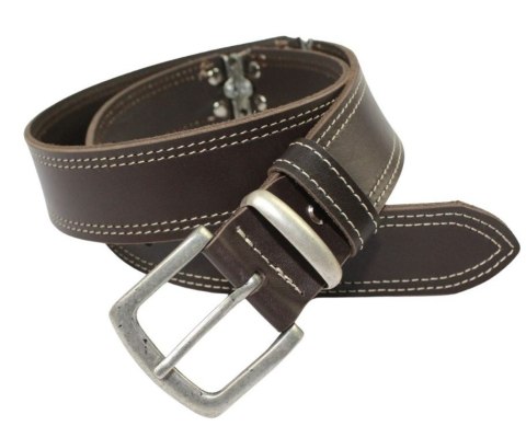 Pasek Skórzany HADA (PL) Skóra Licowa EXTRA VINTAGE MISSISSIPI BLUES 40 mm CZEKOLADOWY  Pasek Skórzany HADA (PL) Skóra Licowa EXTRA VINTAGE MISSISSIPI BLUES 40 mm CZEKOLADOWY