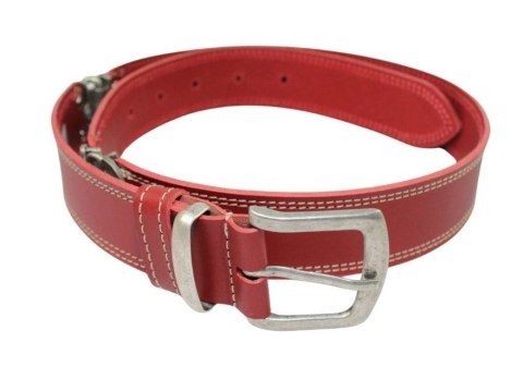 Pasek Skórzany HADA (PL) Skóra Licowa EXTRA VINTAGE MISSISSIPI BLUES 40 mm CZERWONY Pasek Skórzany HADA (PL) Skóra Licowa EXTRA VINTAGE MISSISSIPI BLUES 40 mm CZERWONY