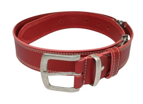 Pasek Skórzany HADA (PL) Skóra Licowa EXTRA VINTAGE MISSISSIPI BLUES 40 mm CZERWONY Pasek Skórzany HADA (PL) Skóra Licowa EXTRA VINTAGE MISSISSIPI BLUES 40 mm CZERWONY