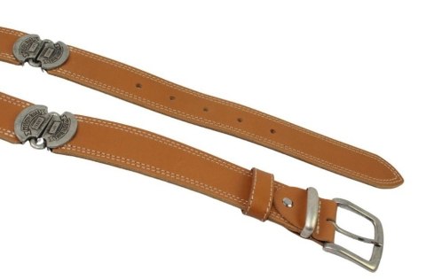 Pasek Skórzany HADA (PL) Skóra Licowa EXTRA VINTAGE MISSISSIPI BLUES 40 mm TOFFI