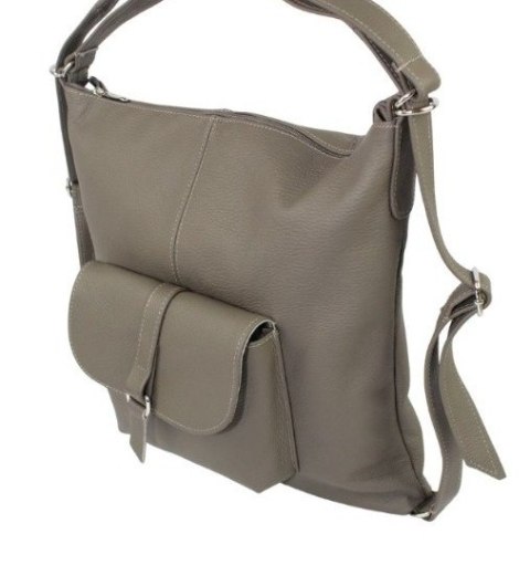 Praktyczny Plecak Skórzany Torebka 2 w 1 MAGRE (PL) AMELIA Skóra Naturalna Licowa CIEMNY ZIEMISTY Praktyczny Plecak Skórzany Torebka 2 w 1 MAGRE (PL) AMELIA Skóra Naturalna Licowa CIEMNY ZIEMISTY