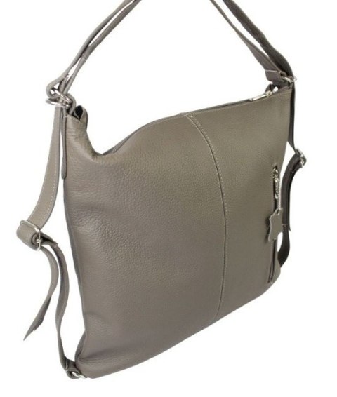 Praktyczny Plecak Skórzany Torebka 2 w 1 MAGRE (PL) AMELIA Skóra Naturalna Licowa CIEMNY ZIEMISTY Praktyczny Plecak Skórzany Torebka 2 w 1 MAGRE (PL) AMELIA Skóra Naturalna Licowa CIEMNY ZIEMISTY