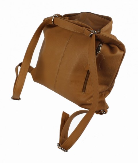 Praktyczny Plecak Skórzany Torebka 2 w 1 MAGRE (PL) AMELIA Skóra Naturalna Licowa JASNE TOFFI Praktyczny Plecak Skórzany Torebka 2 w 1 MAGRE (PL) AMELIA Skóra Naturalna Licowa JASNE TOFFI