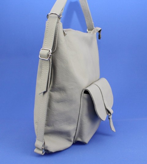 Praktyczny Plecak Skórzany Torebka 2 w 1 MAGRE (PL) AMELIA Skóra Naturalna Licowa KREMOWY Praktyczny Plecak Skórzany Torebka 2 w 1 MAGRE (PL) AMELIA Skóra Naturalna Licowa KREMOWY