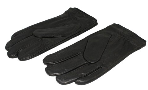 Rękawiczki Męskie PolskaGalanteria Ocieplane Z Ciemnym Ściągaczem Ze Skóry Renifera Rozmiar 12 CZARNE