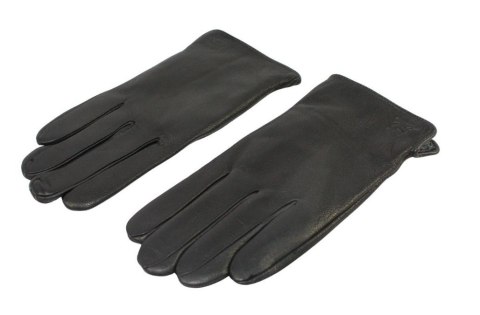 Rękawiczki Męskie PolskaGalanteria Ocieplane Ze Skóry Renifera Rozmiar 11 1/2 GŁADKIE CZARNE