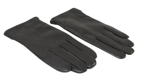 Rękawiczki Męskie PolskaGalanteria Ocieplane Ze Skóry Renifera Rozmiar 11 GŁADKIE CZARNE