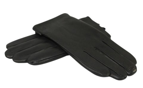 Rękawiczki Męskie PolskaGalanteria Ocieplane Ze Skóry Renifera Rozmiar 12 GŁADKIE CZARNE