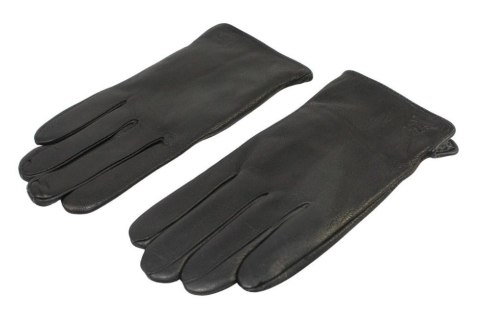 Rękawiczki Męskie PolskaGalanteria Ocieplane Ze Skóry Renifera Rozmiar 12 GŁADKIE CZARNE