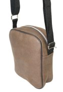 Skórzana Torba Męska Średnia Pionowa BRĄZOWA Antoszczyk (PL) 20 x 16 x 5 [cm]