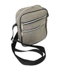 Skórzana Torba Męska Średnia Pionowa SZARA Antoszczyk (PL) 20 x 16 x 5 [cm]