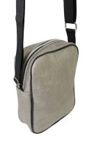 Skórzana Torba Męska Średnia Pionowa SZARA Antoszczyk (PL) 20 x 16 x 5 [cm]