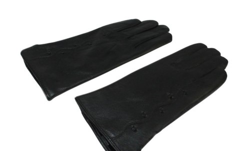 Skórzane Ocieplane Rękawiczki Damskie PolskaGalanteria.pl Ze Skóry Naturalnej Z Wzorkiem CZARNE Rozmiar 7 1/2 Skórzane Ocieplane Rękawiczki Damskie PolskaGalanteria.pl Ze Skóry Naturalnej Z Wzorkiem CZARNE Rozmiar 7 1/2