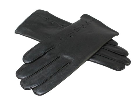 Skórzane Ocieplane Rękawiczki Damskie PolskaGalanteria.pl Ze Skóry Naturalnej Z Wzorkiem CZARNE Rozmiar 7 Skórzane Ocieplane Rękawiczki Damskie PolskaGalanteria.pl Ze Skóry Naturalnej Z Wzorkiem CZARNE Rozmiar 7