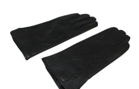 Skórzane Ocieplane Rękawiczki Damskie PolskaGalanteria.pl Ze Skóry Naturalnej Z Wzorkiem CZARNE Rozmiar 8 1/2 Skórzane Ocieplane Rękawiczki Damskie PolskaGalanteria.pl Ze Skóry Naturalnej Z Wzorkiem CZARNE Rozmiar 8 1/2