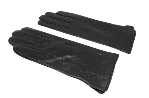 Skórzane Ocieplane Rękawiczki Damskie PolskaGalanteria.pl Ze Skóry Naturalnej Z Wzorkiem CZARNE Rozmiar 8 1/2 Skórzane Ocieplane Rękawiczki Damskie PolskaGalanteria.pl Ze Skóry Naturalnej Z Wzorkiem CZARNE Rozmiar 8 1/2