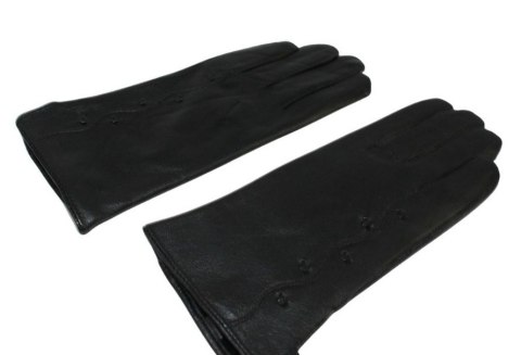 Skórzane Ocieplane Rękawiczki Damskie PolskaGalanteria.pl Ze Skóry Naturalnej Z Wzorkiem CZARNE Rozmiar 8 Skórzane Ocieplane Rękawiczki Damskie PolskaGalanteria.pl Ze Skóry Naturalnej Z Wzorkiem CZARNE Rozmiar 8