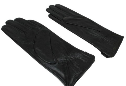 Skórzane Ocieplane Rękawiczki Damskie PolskaGalanteria.pl Ze Skóry Naturalnej Z Wzorkiem CZARNE Rozmiar 8 Skórzane Ocieplane Rękawiczki Damskie PolskaGalanteria.pl Ze Skóry Naturalnej Z Wzorkiem CZARNE Rozmiar 8