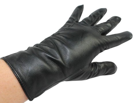 Skórzane Ocieplane Rękawiczki Damskie PolskaGalanteria.pl Ze Skóry Naturalnej Z Wzorkiem CZARNE Rozmiar 8 Skórzane Ocieplane Rękawiczki Damskie PolskaGalanteria.pl Ze Skóry Naturalnej Z Wzorkiem CZARNE Rozmiar 8