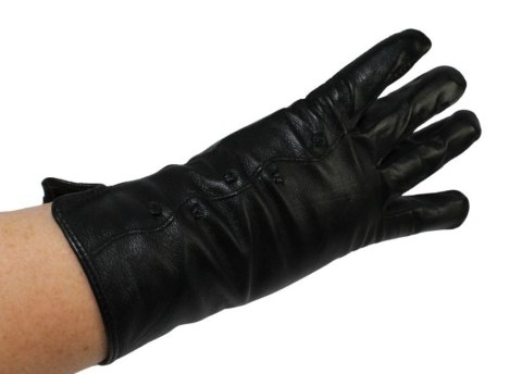 Skórzane Ocieplane Rękawiczki Damskie PolskaGalanteria.pl Ze Skóry Naturalnej Z Wzorkiem CZARNE Rozmiar 8 Skórzane Ocieplane Rękawiczki Damskie PolskaGalanteria.pl Ze Skóry Naturalnej Z Wzorkiem CZARNE Rozmiar 8